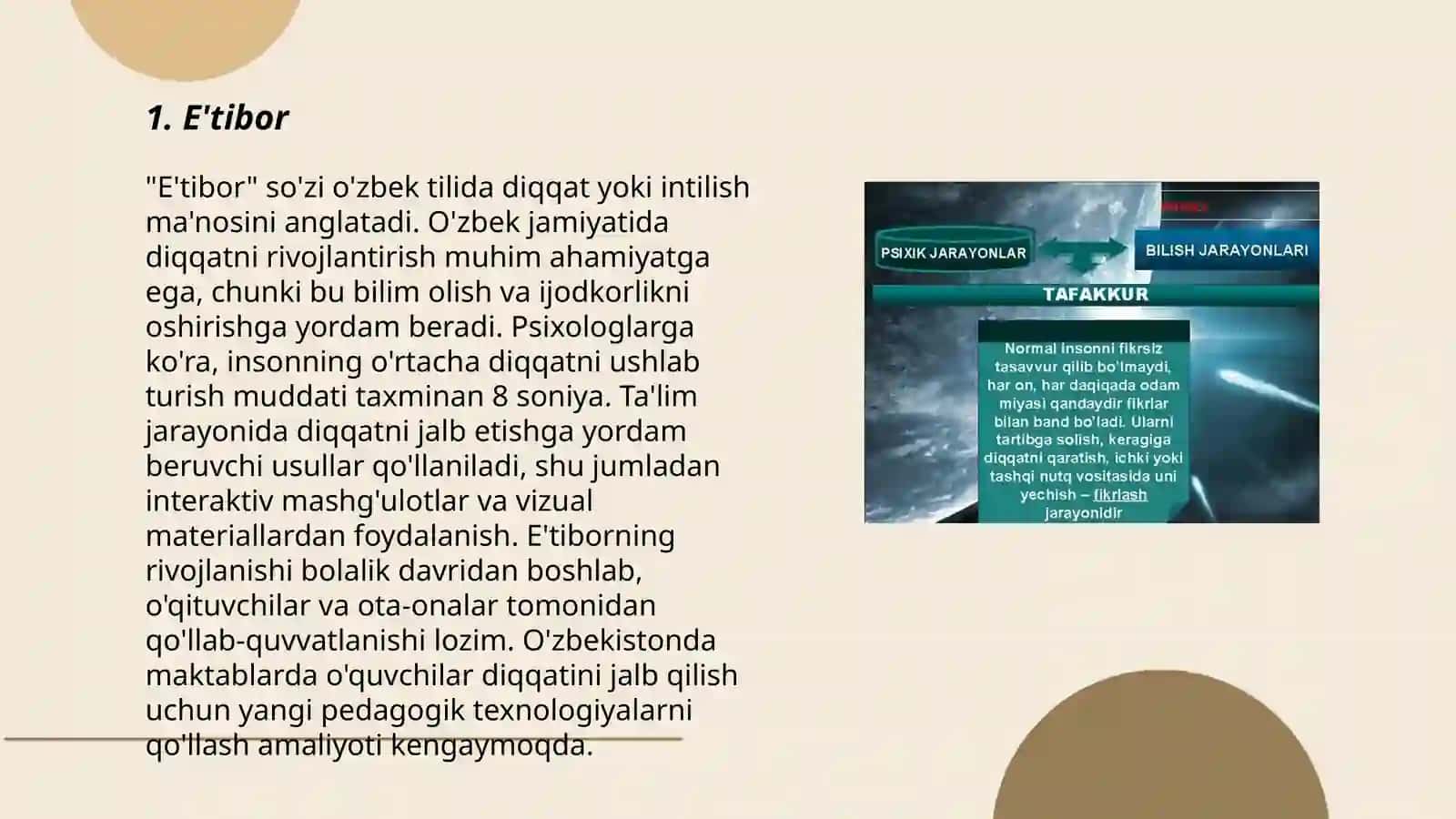 Murakkab psixik jarayonlar 3