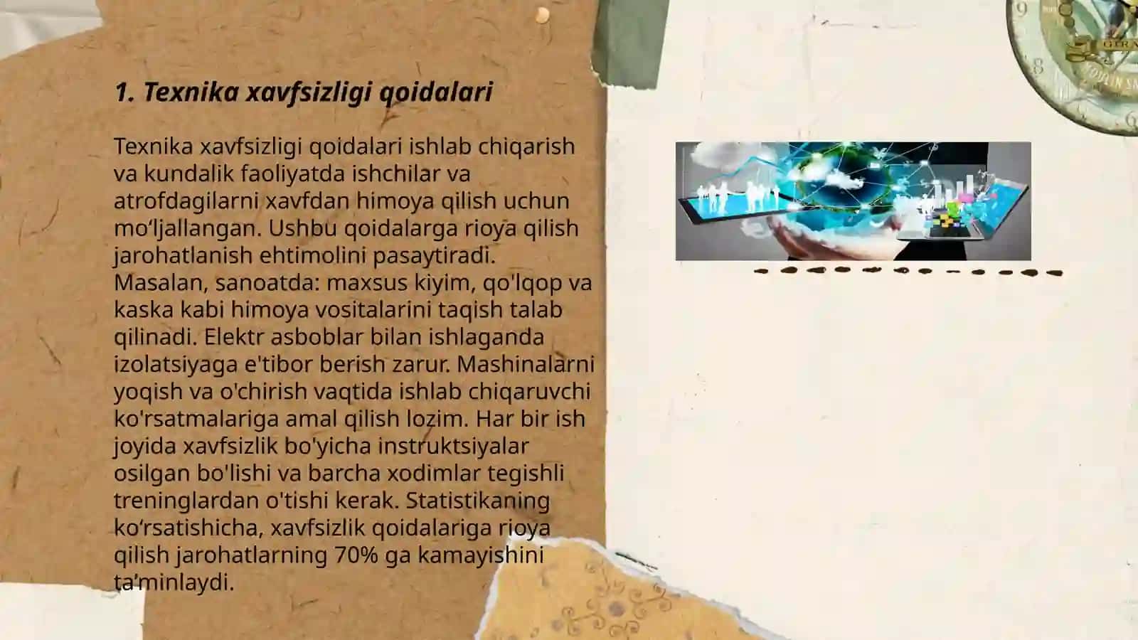 Texnika xavfsizligi qoidalari 3