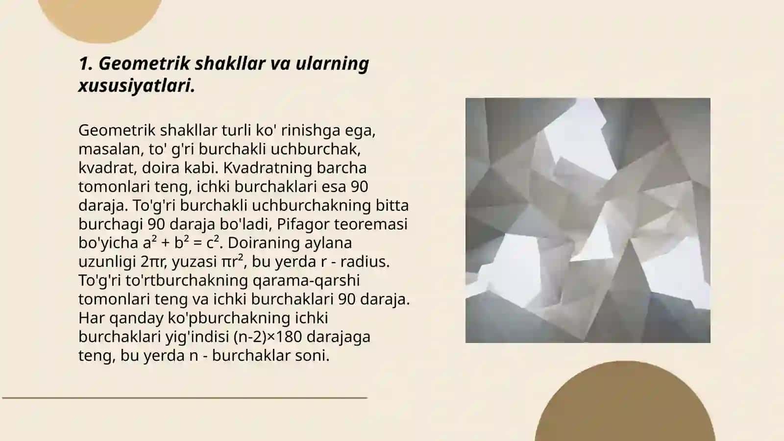 Geometrik materiallarni oʻrganish metodikasi 3