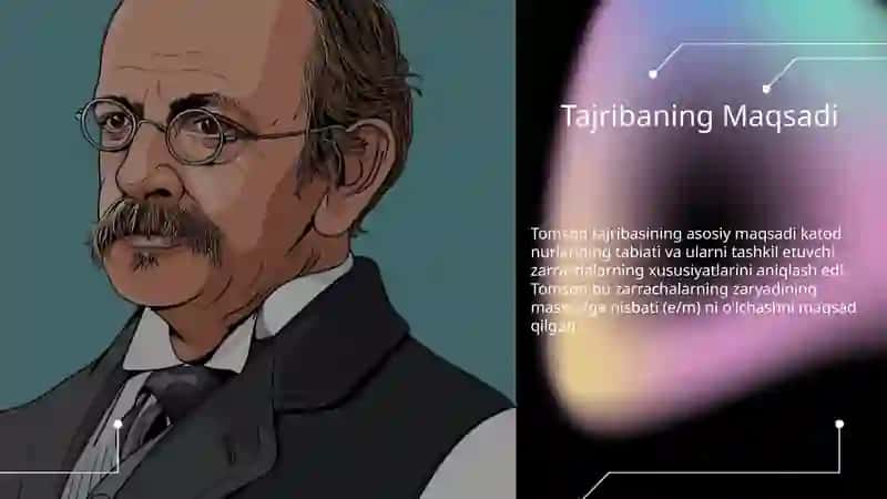 Tomson tajribasi. Elektronning Kashf etilishi 3