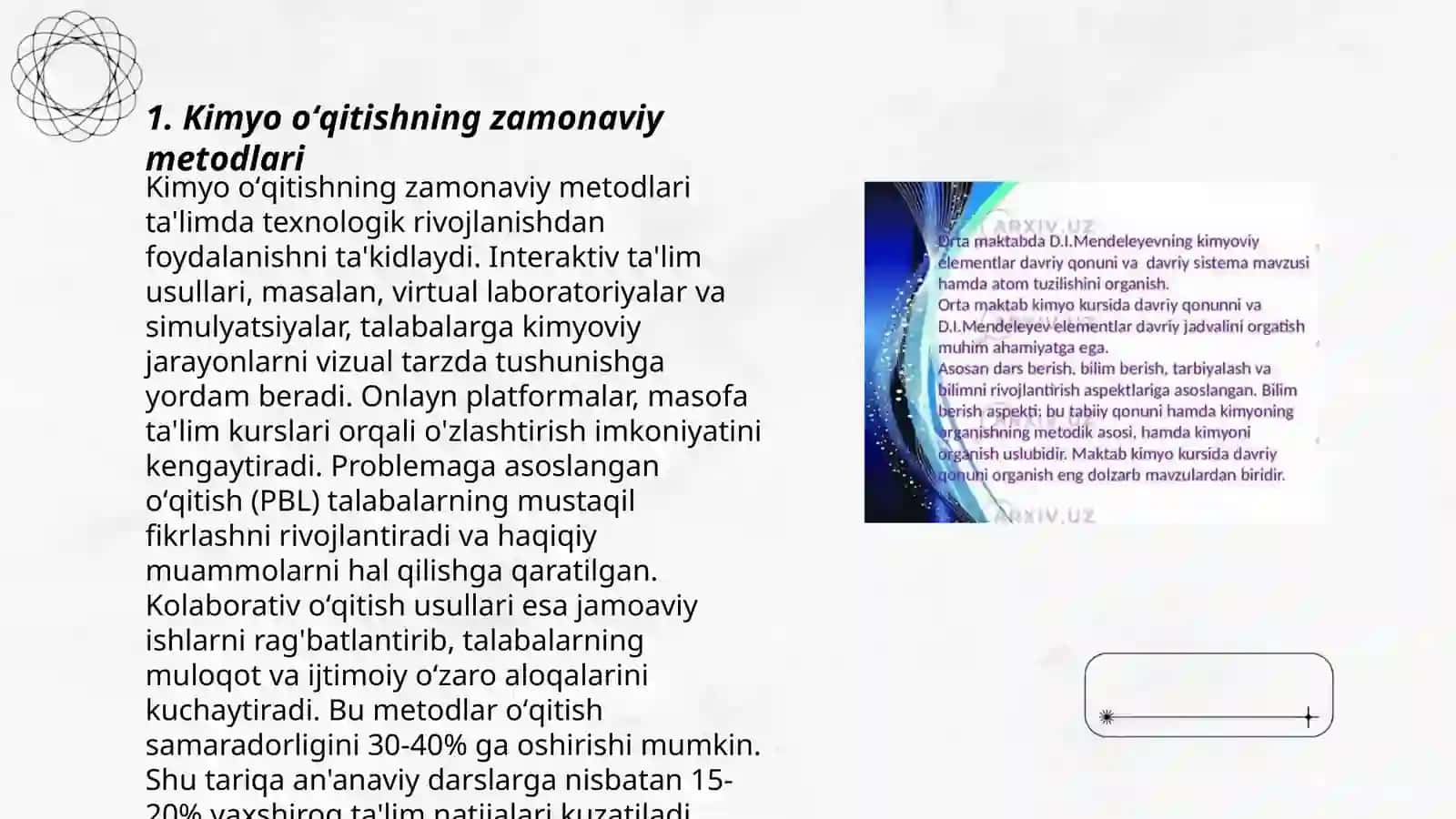 Kimyo oʻqitish metodikasi 3