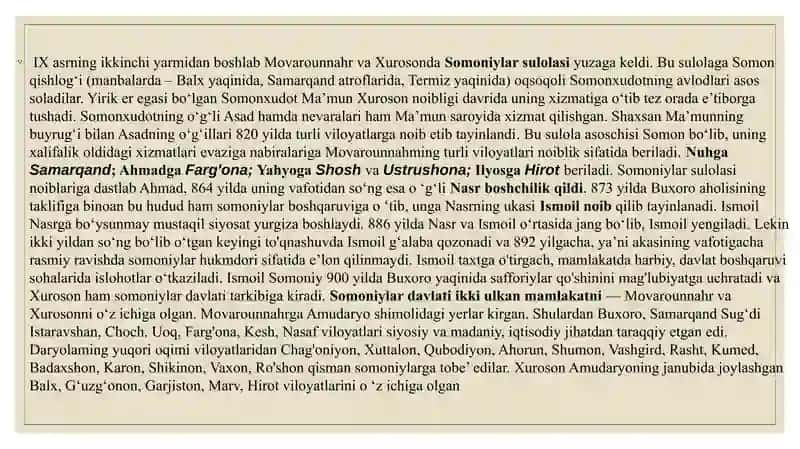 Somoniylardavlatining ijtimoiy-siyosiy, tarixiy geografiyasi 3