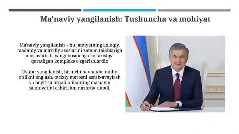 Ma'naviy yangilanish 3