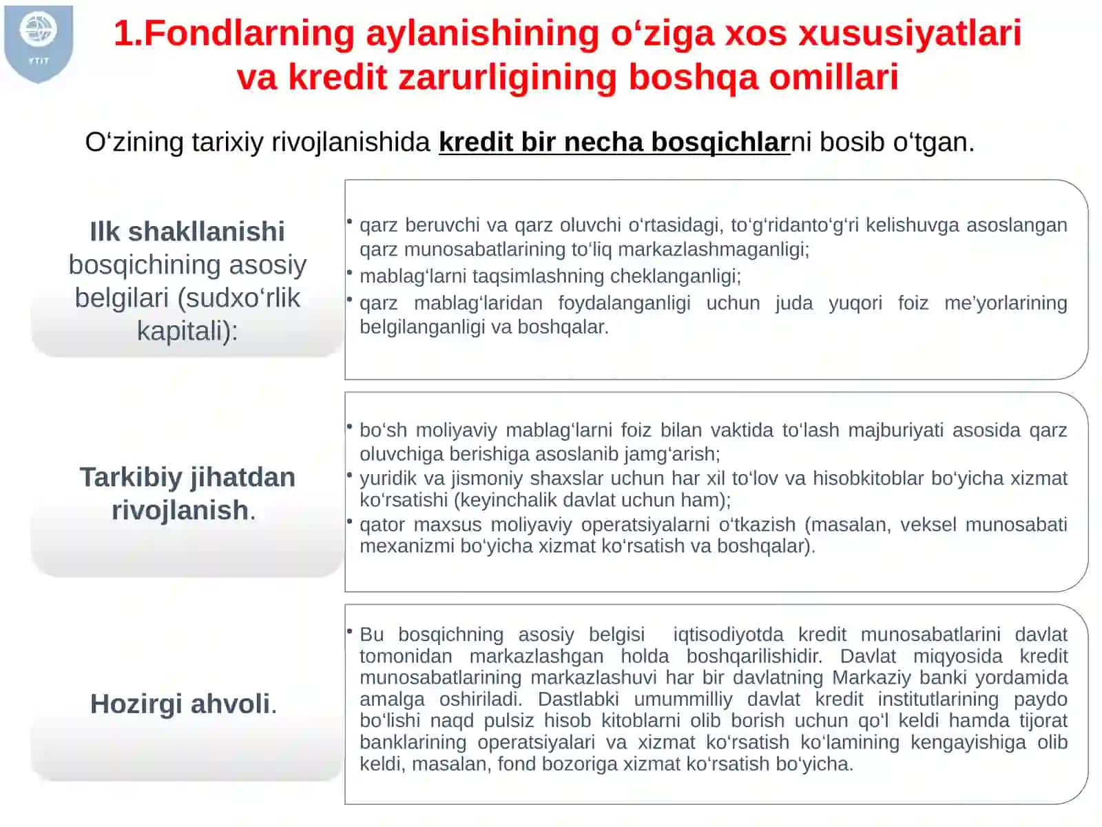 Kreditning mohiyati,zarurligivafunksiyalari 3