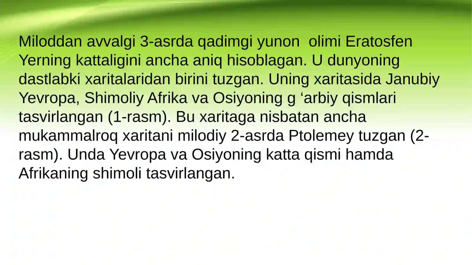 GEOGRAFIK KASHFIYOTLAR VA HOZIRGI ZAMON GEOGRAFIYASI 3
