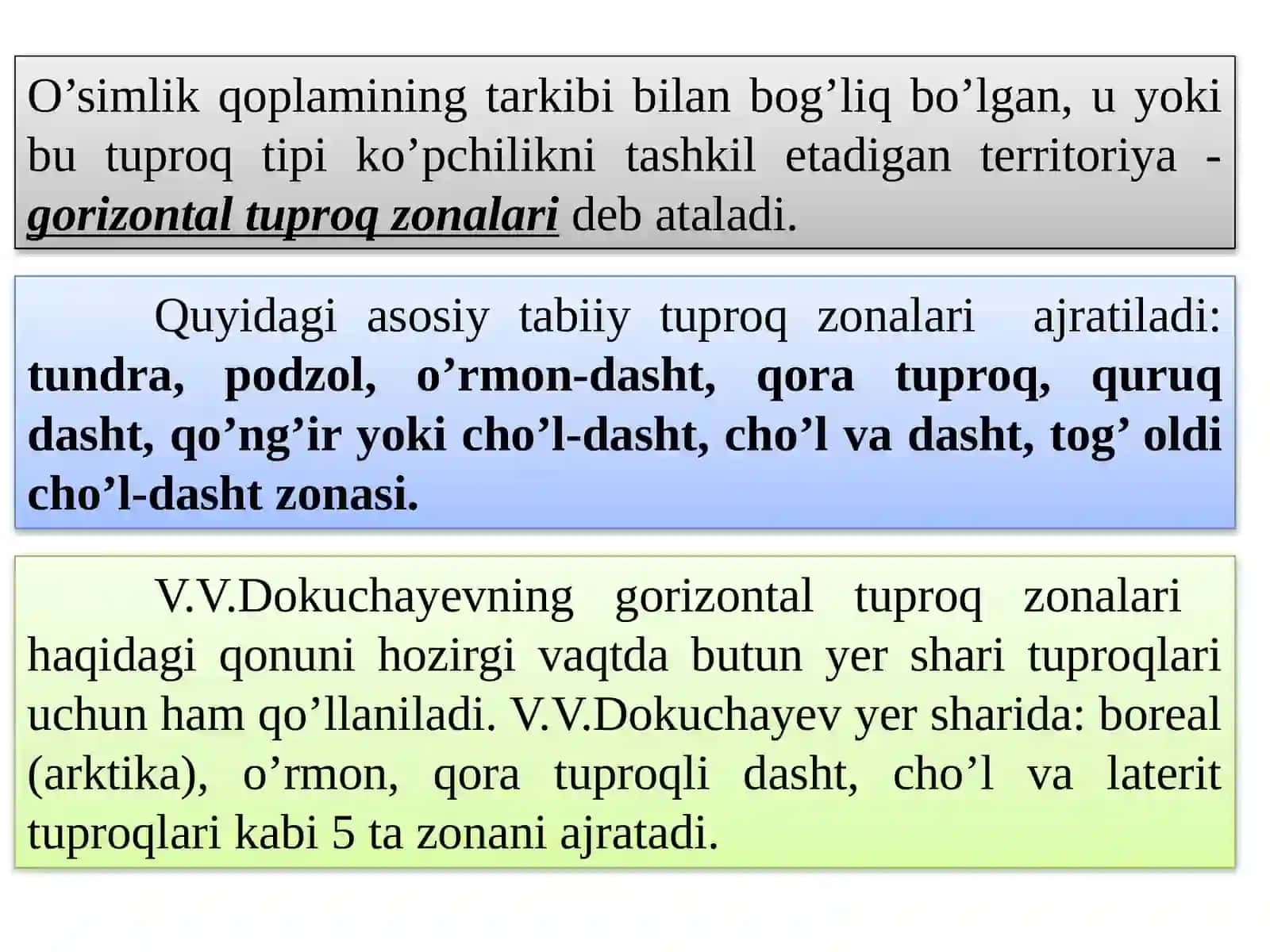 O’zbekiston xududi tuproqlarining okruglar bo’yicha geografik rayonlashtirish 3