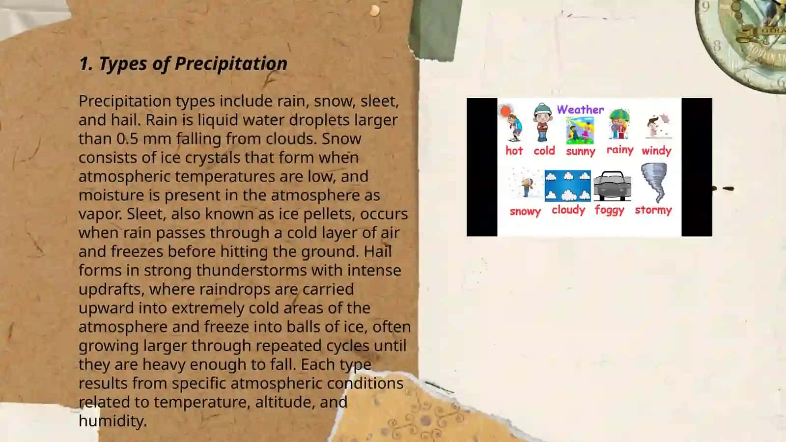 Weather vocabulary 3
