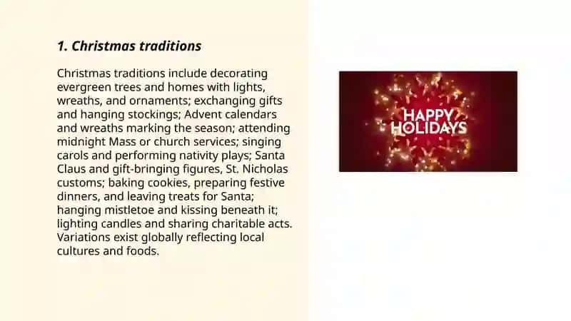 Christmas Traditions Around the World 3