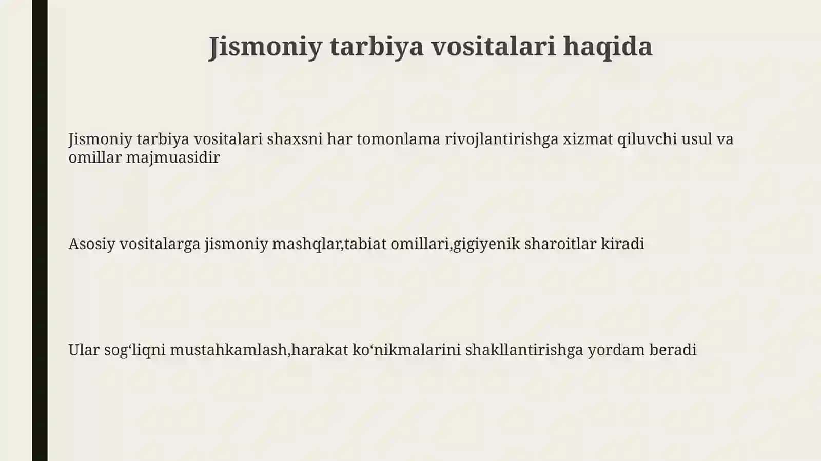 Jismoniy tarbiya vositalari 3