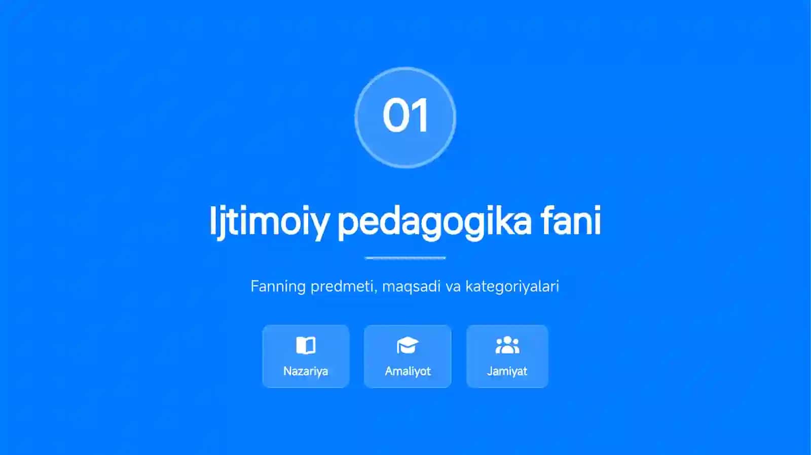 Ijtimoiy pedagog – faoliyat 3
