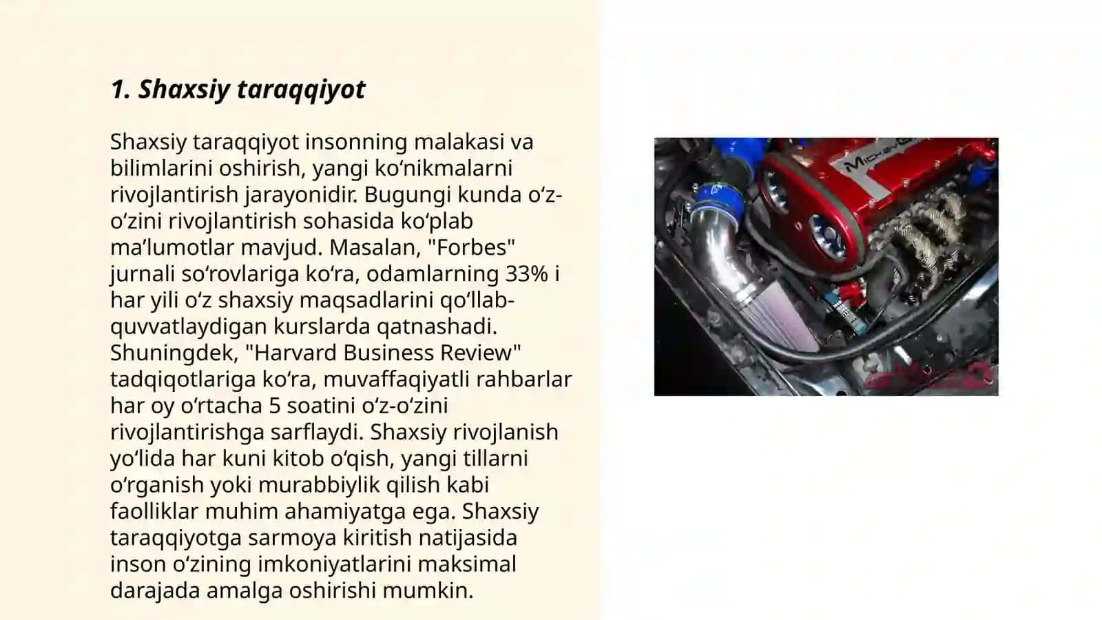Shaxsiy taraqqiyot 3