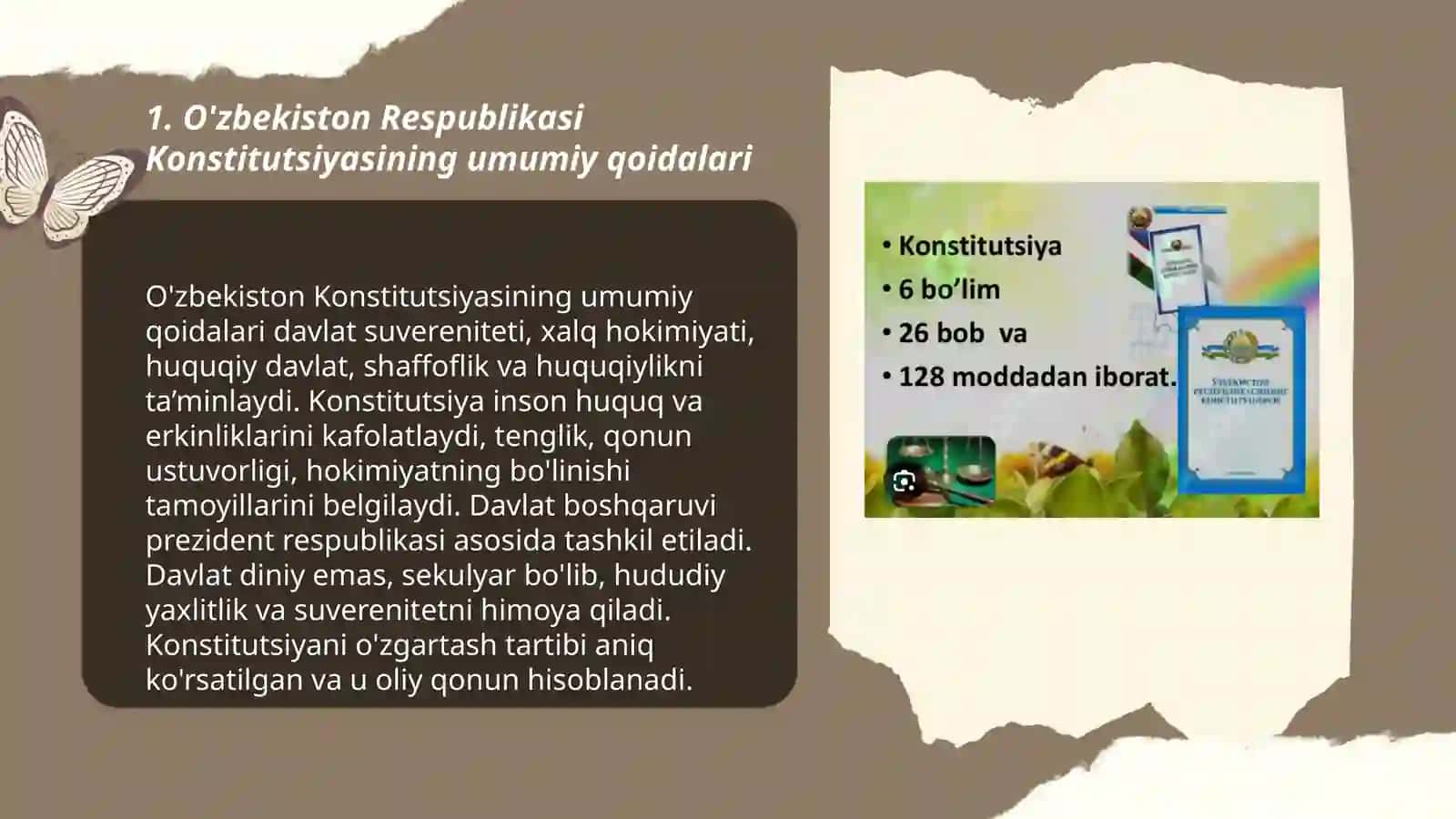 O'zbekiston Respublikasi Konsitutsiyasi 3