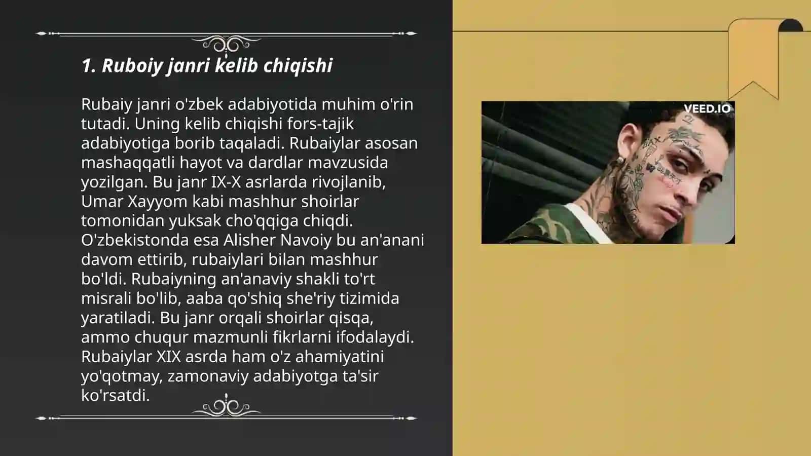 Ruboiy janri kelib chiqishi 3