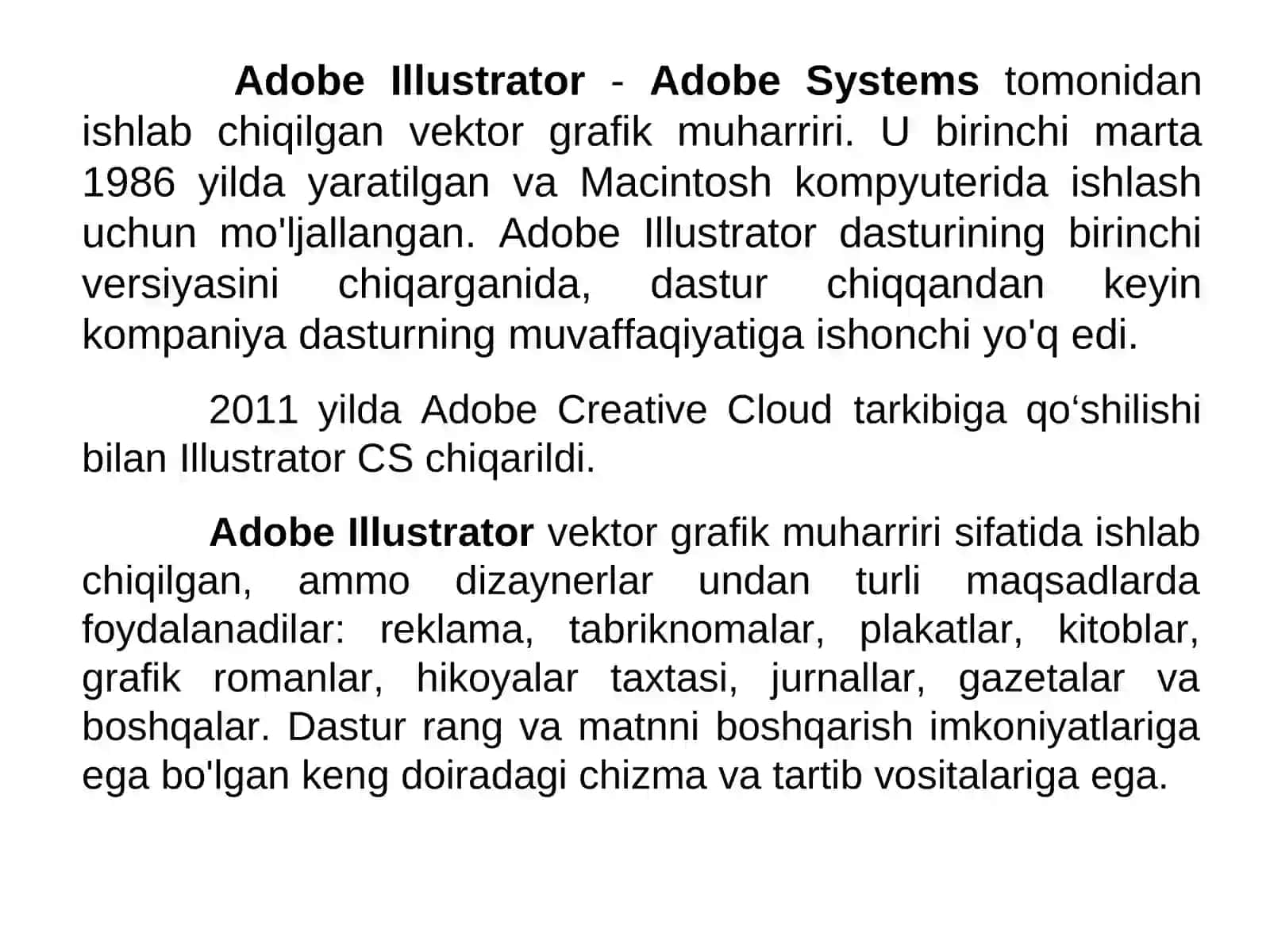 Adobe Illustrator 3