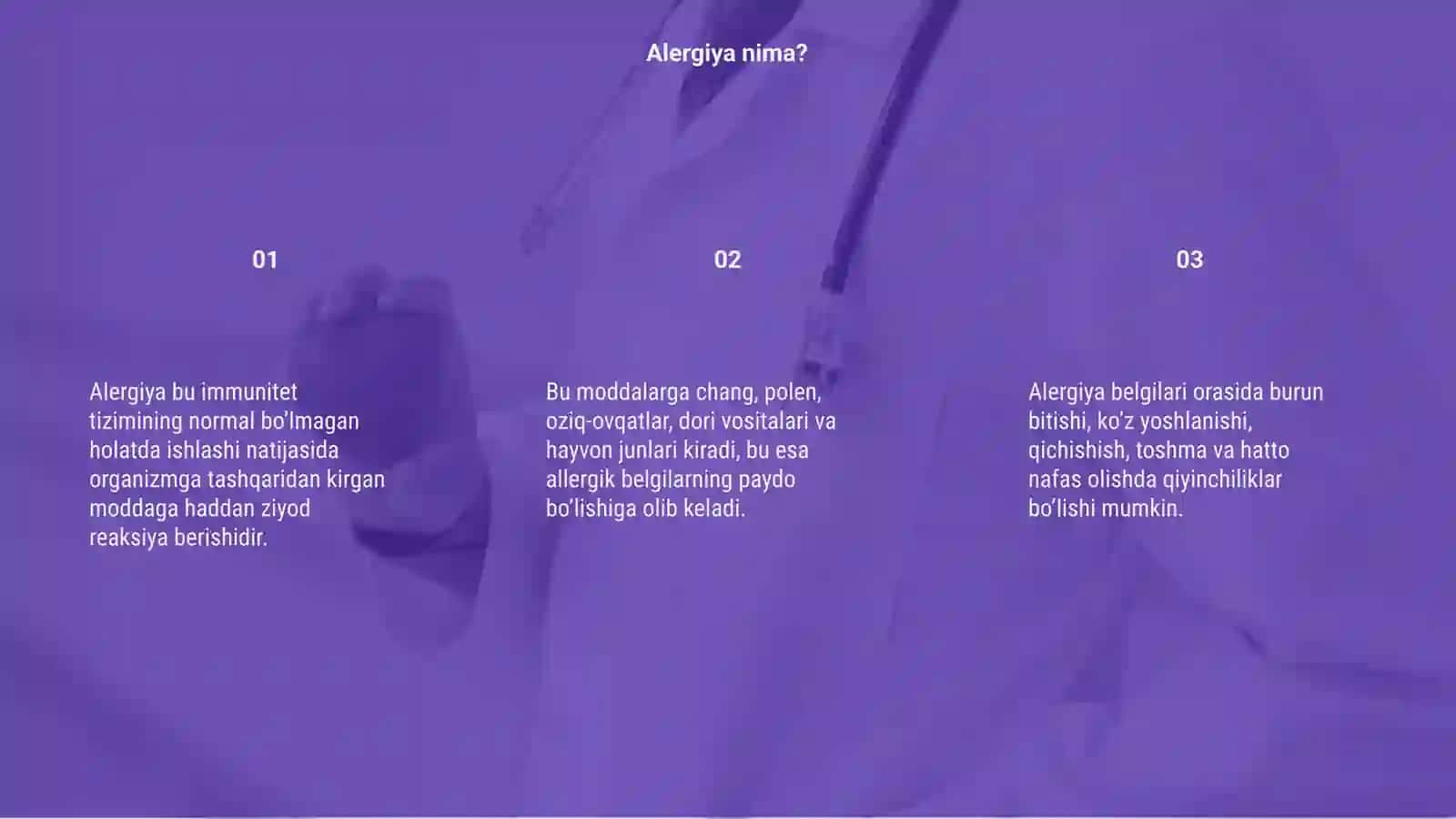 Alergiya va anafilaktika 3