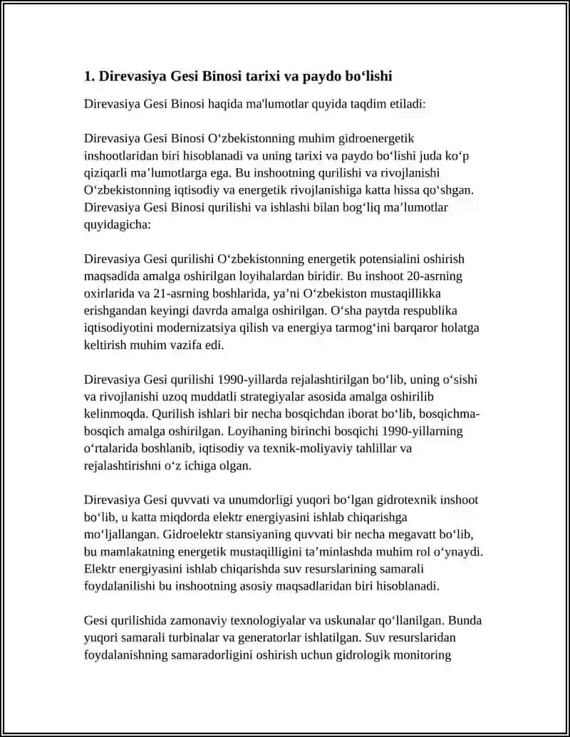 DIREVASIYA GESI BINOSI 3