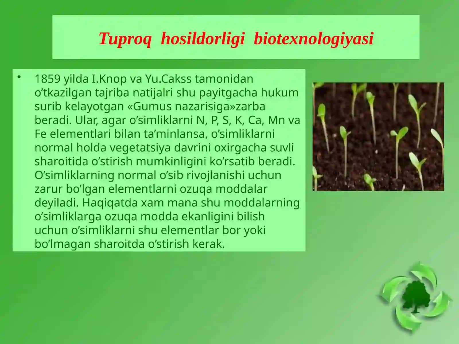O'simliklarning oziqlanishiga mikroorganizmlarning roli 3