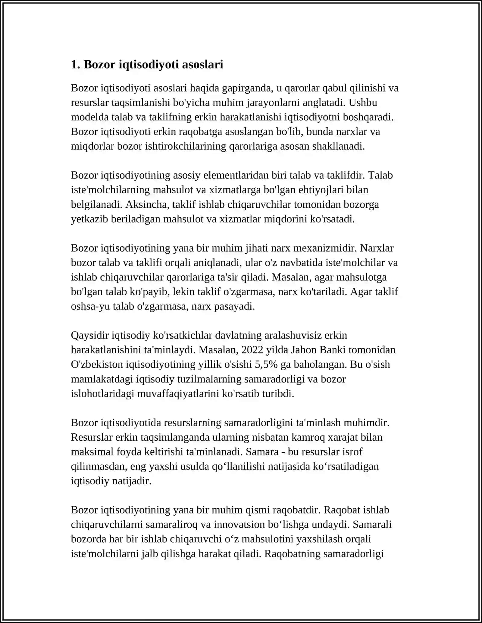 BOZOR IQTISODIYOTI 3