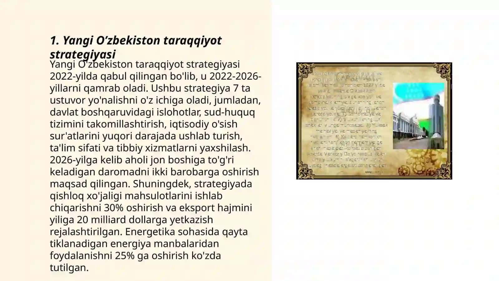 Yangi O’zbekistonning taraqqiyot strategiyasi 3
