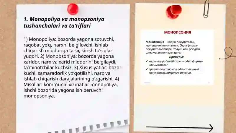 Monopoliya va monopsoniya 3