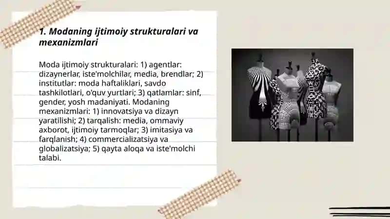 Moda strukturasi va Mexanizmo 3