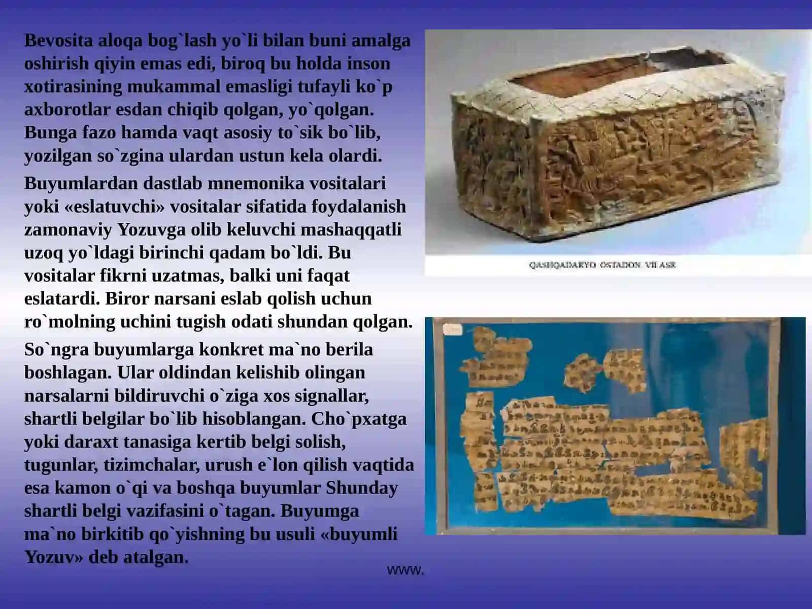 Yozuvning taraqqiyoti 3
