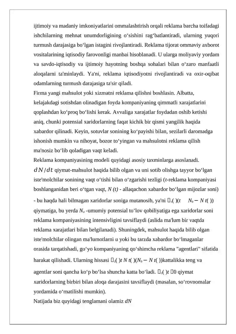 Reklama kompaniyasini tashkil etish 3