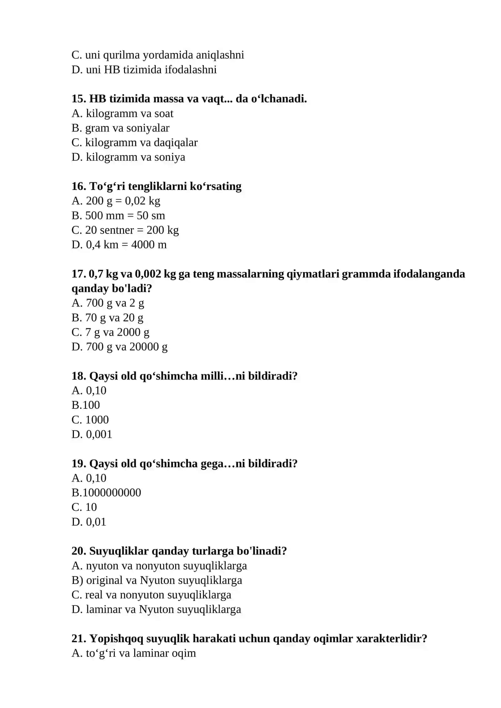 Kinematik yopishqoqlik koeffitsienti 3