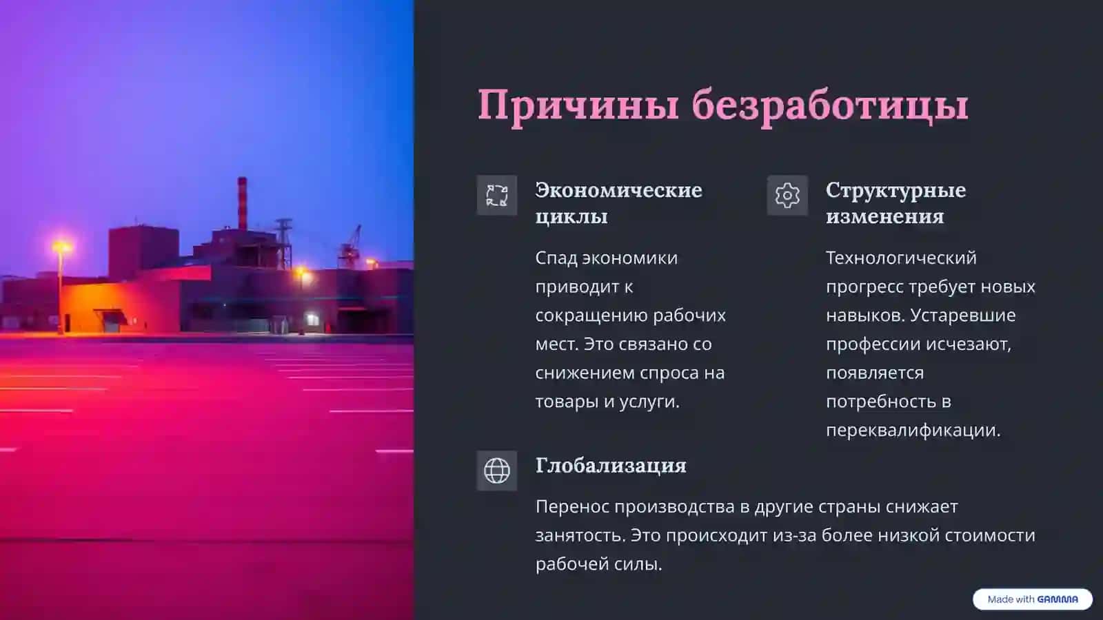 Безработица: причины, последствия и решения 3