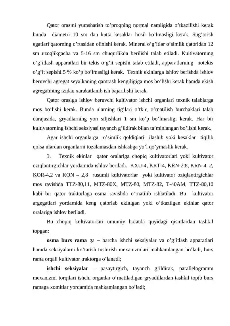 Ekinga ishlov berish mashinalari 3