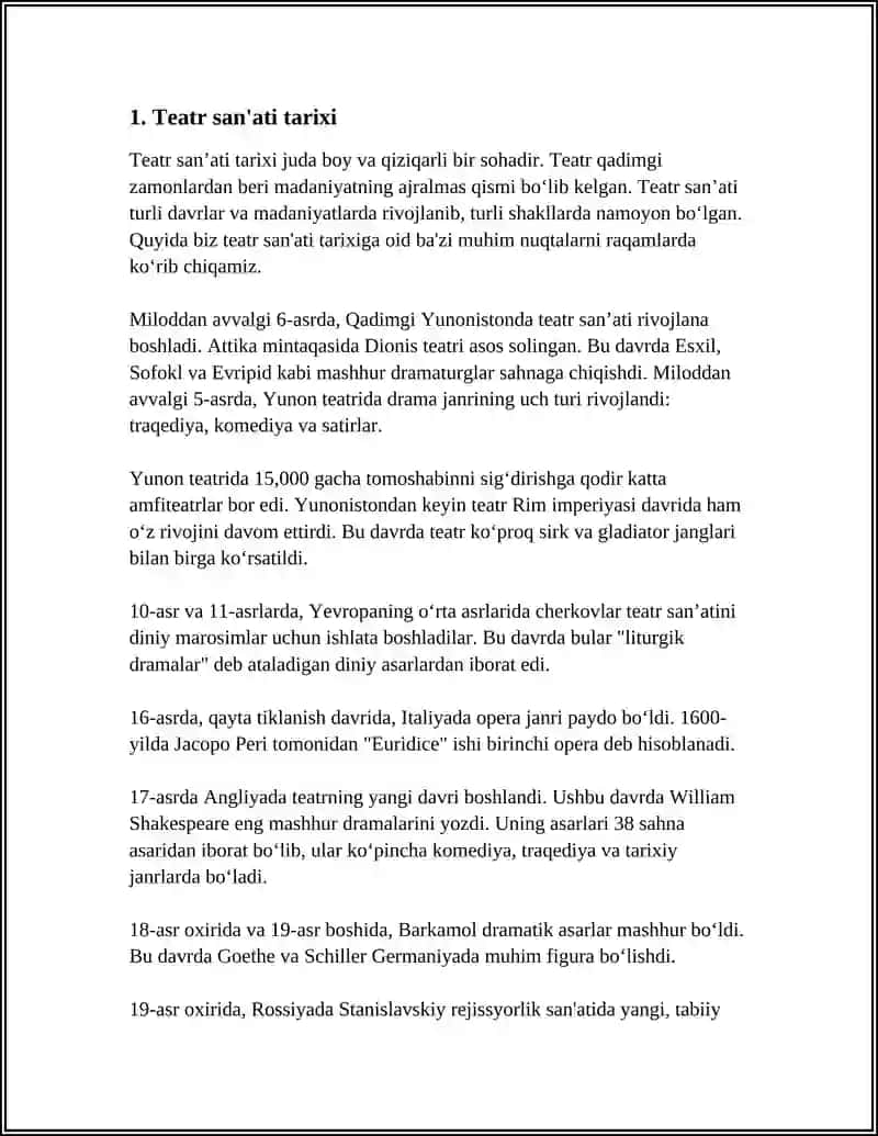TEATR SAHNALASHTIRISH FAOLIYATI TAMOYILLARI 3