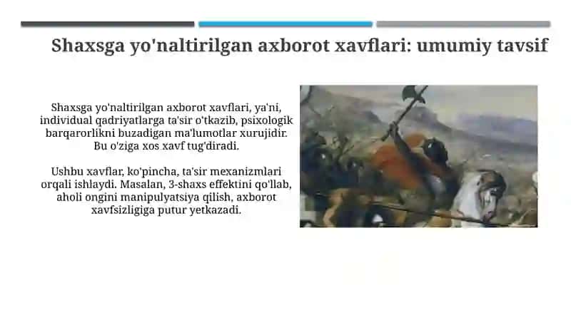 Shaxsga yo'naltirilgan axborot tahdidlari 3