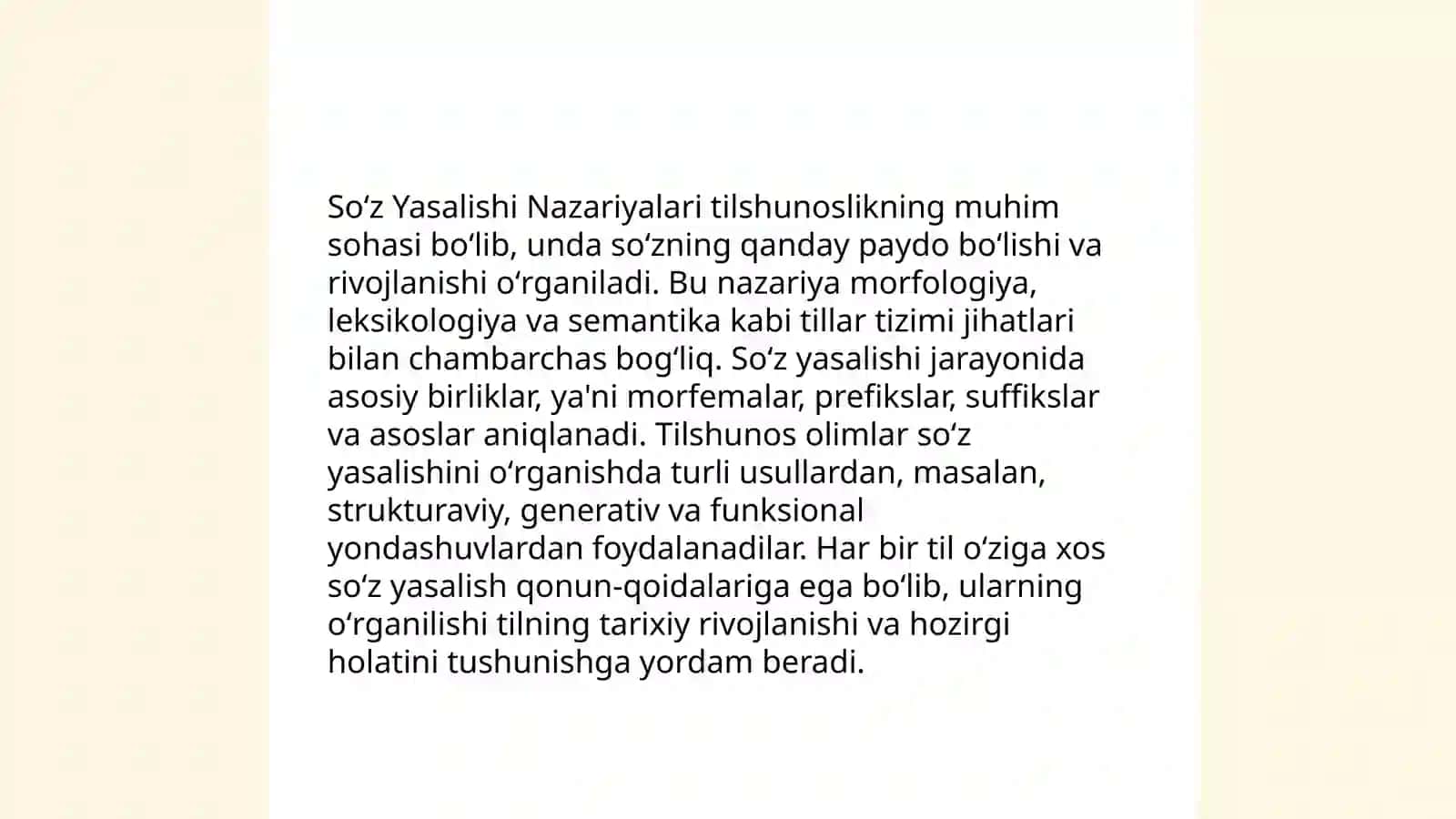 Soʻz Yasalishi Nazariyalari 3