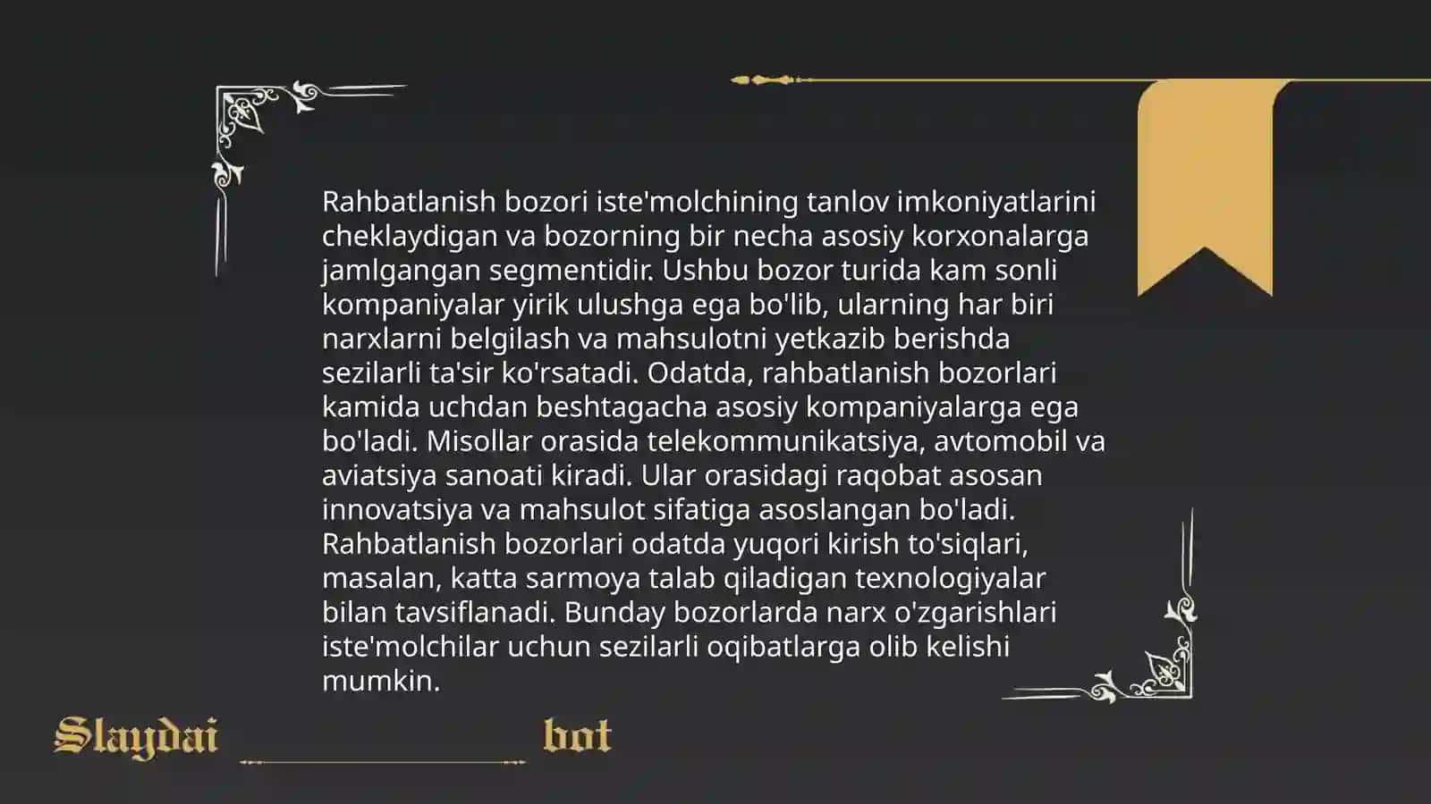 Rahbatlanish bozor turlari 3