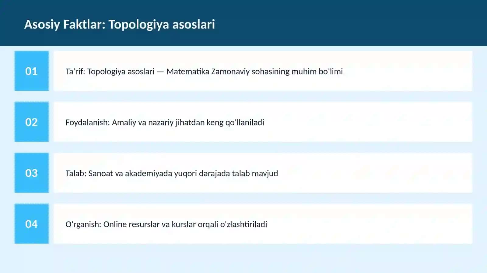 Topologiya asoslari 3