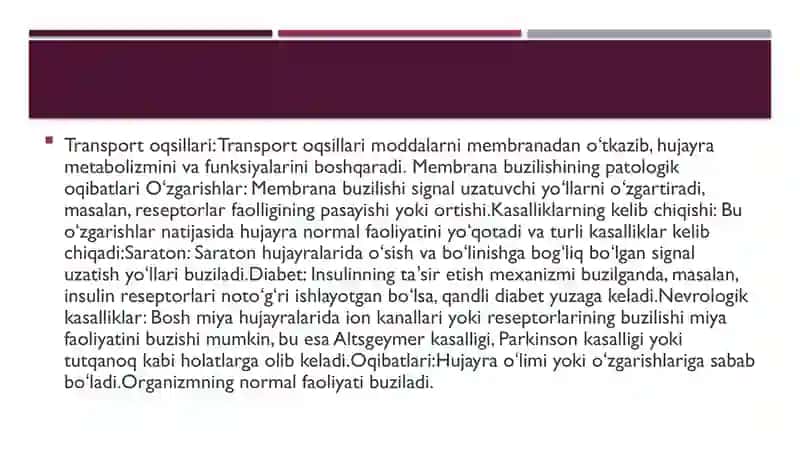 Signallarni membranalar orqali o‘tkazilishi 3