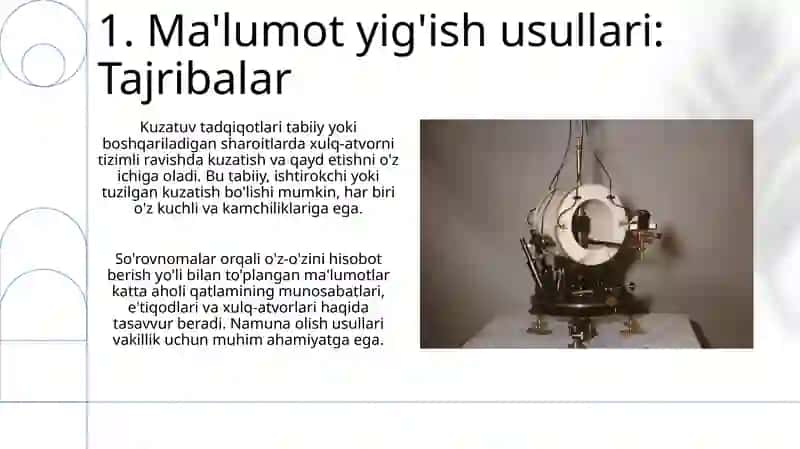 Psixologiya fanining ilmiy tadqiqot metodlari 3