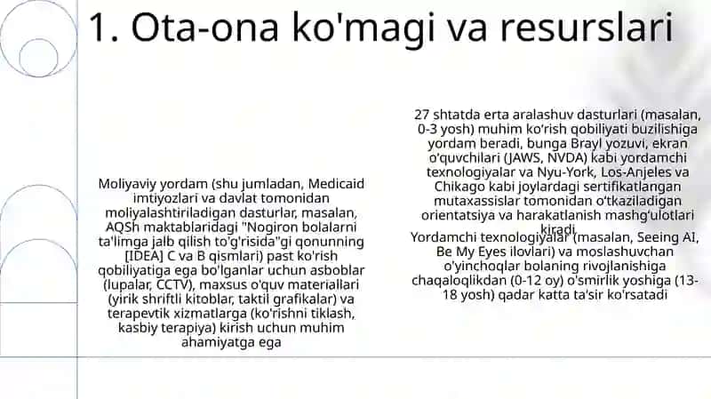 Bolalarda ko'rish buzulishi 3