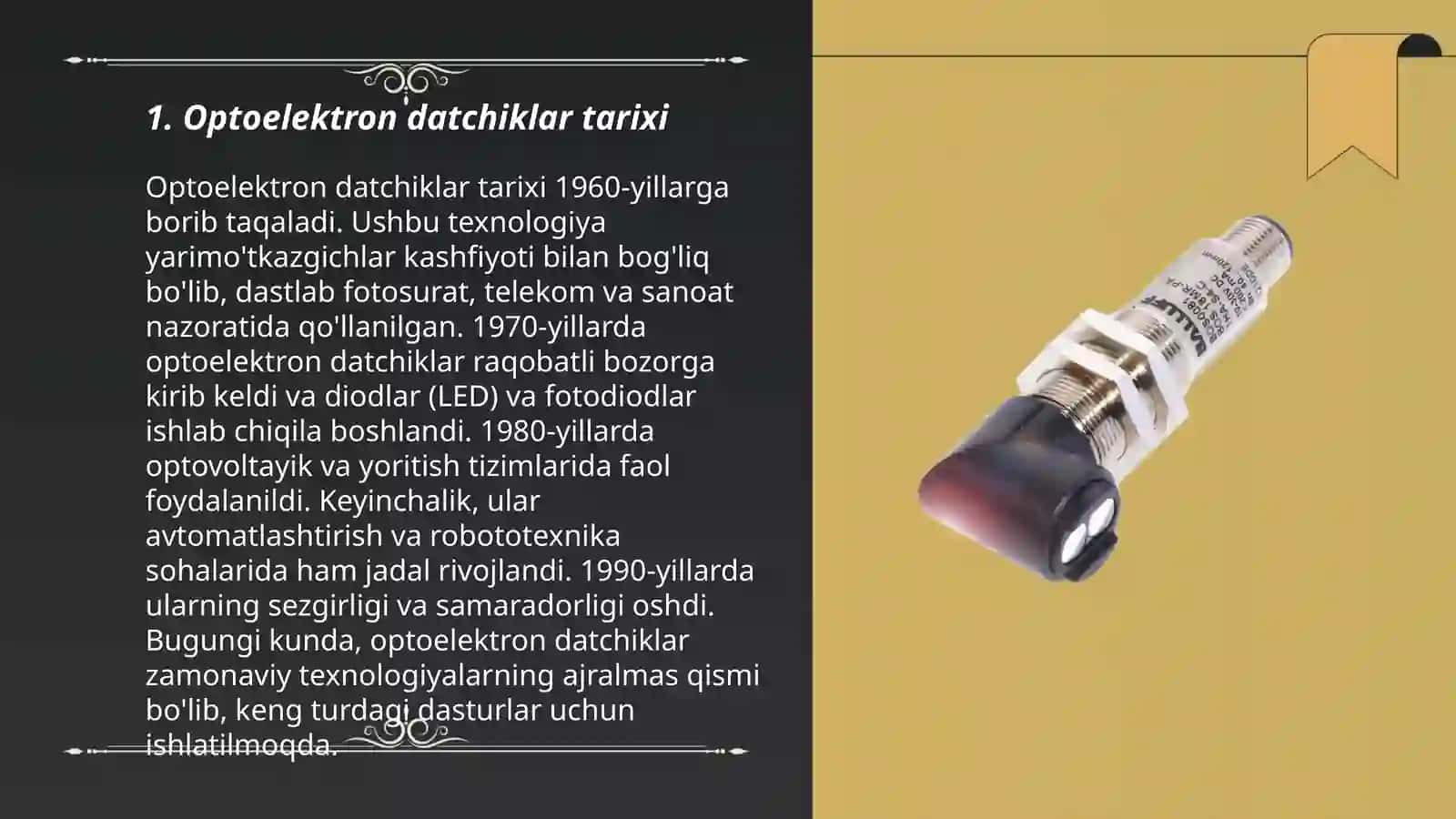 Optoelektron datchiklar 3