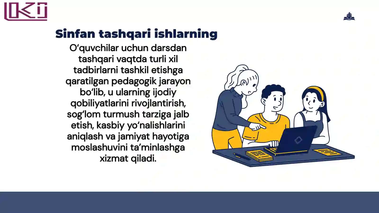 Boshlang'ich taʼlimda Sinfdan va Maktabdan Tashqari Tarbiyaviy Ishlar 3