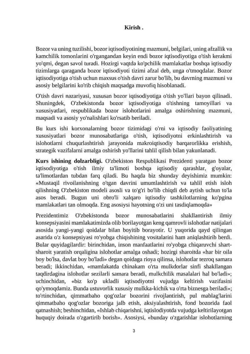 Bozor iqtisodiyoti 3