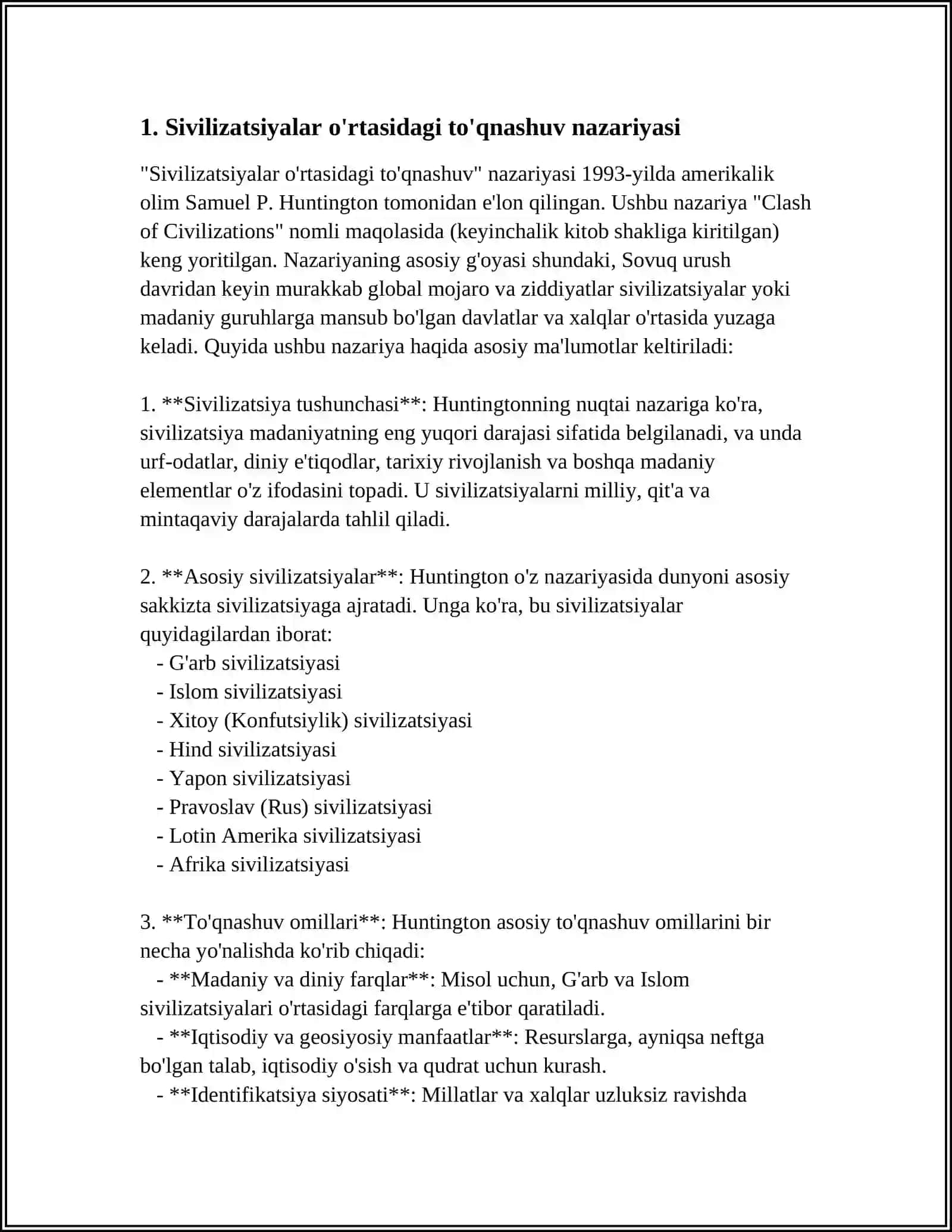 SIVILIZATSIYALAR TOʻQNASHUVI 3
