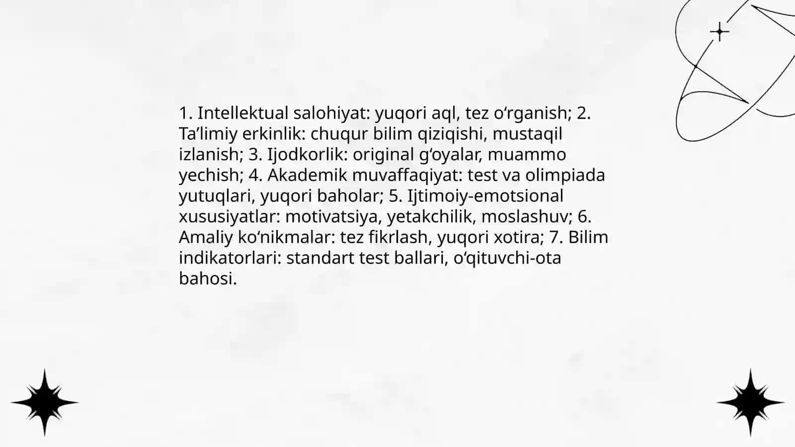 Iqtidorli oʻquvchilarni aniqlash va individual ishlash 3