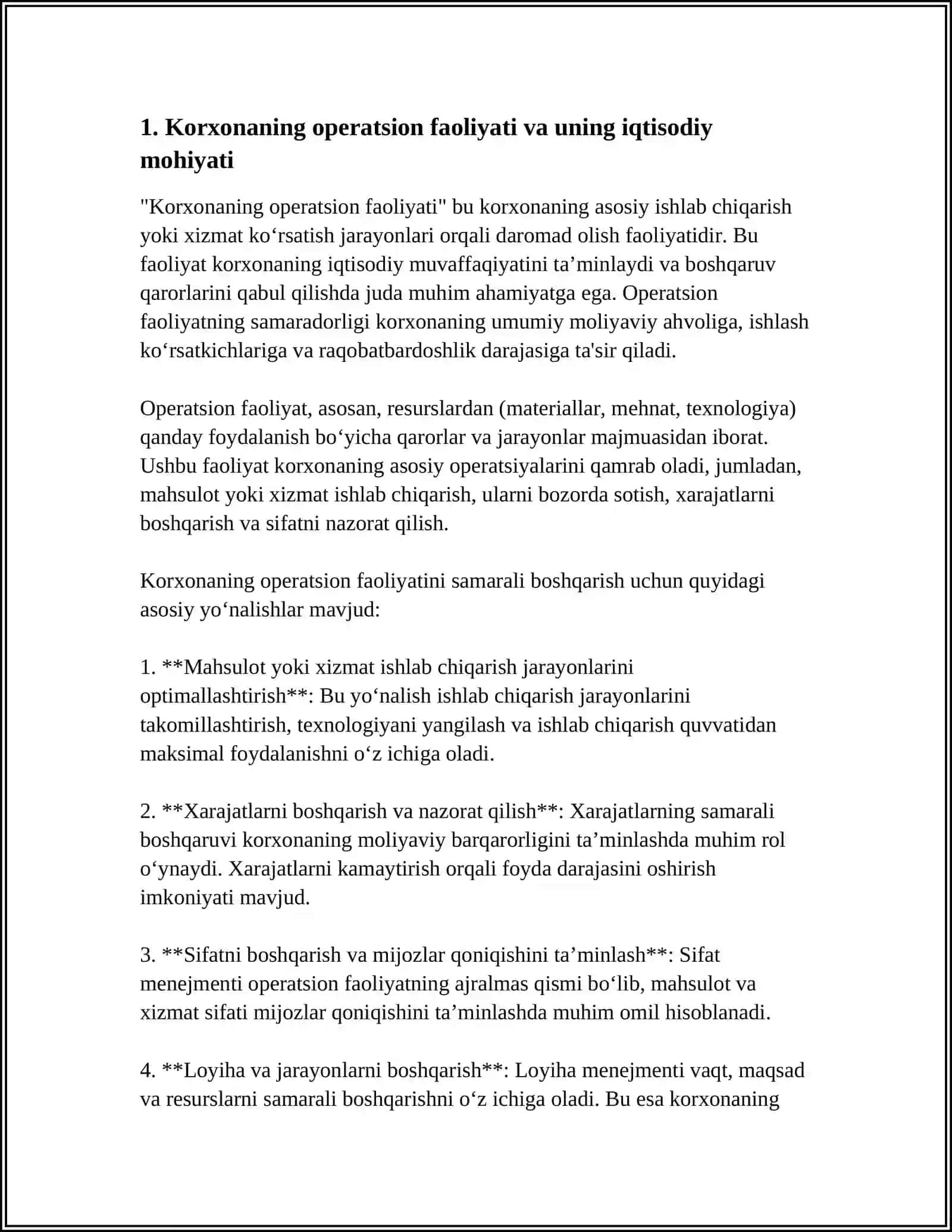 KORXONANING OPERATSION FAOLIYATI TAHLILI 3