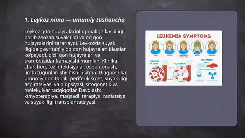 Leykozlar haqida tushuncha 3