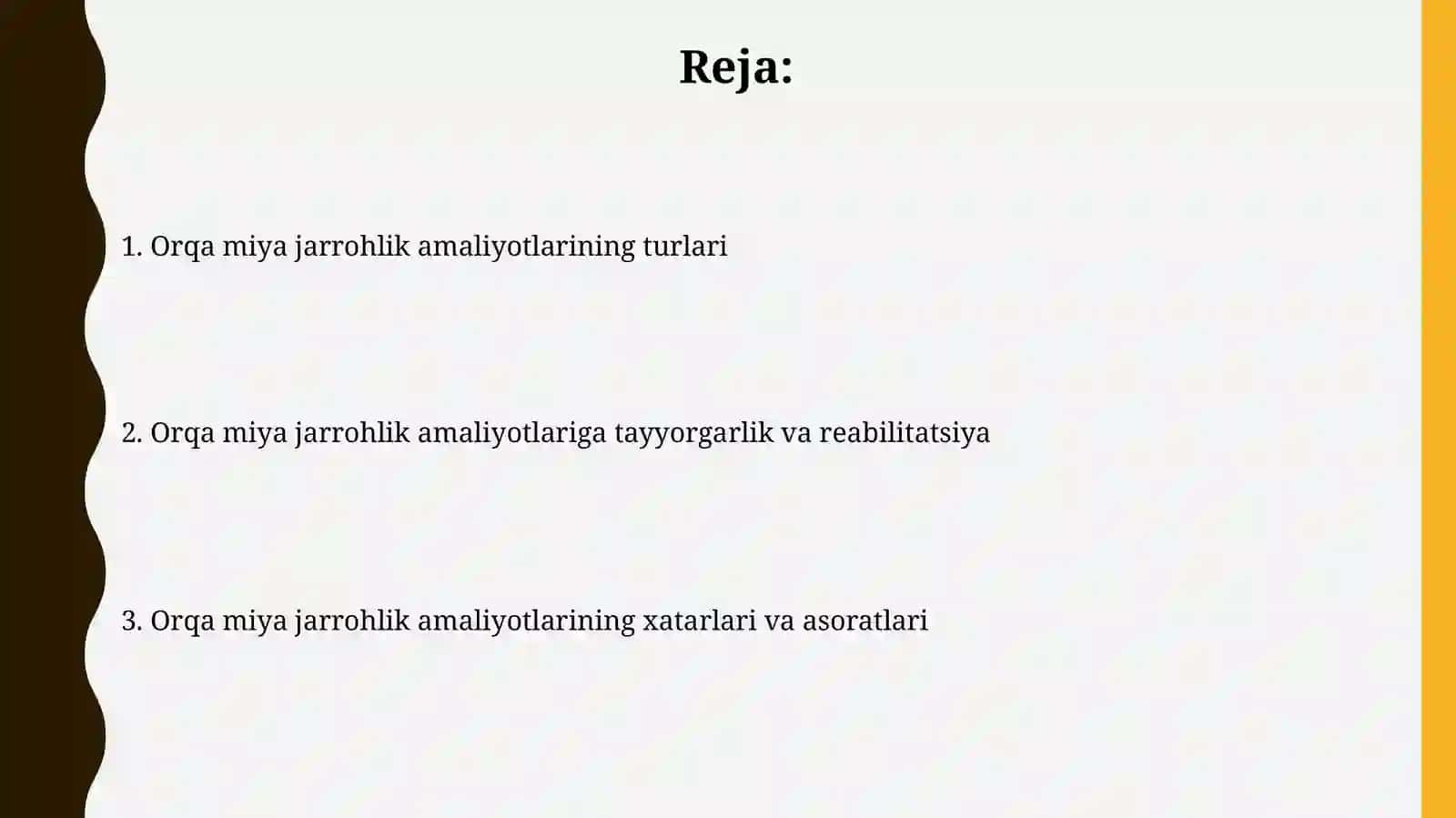 Orqa miya jarrohlik amaliyotlari 3