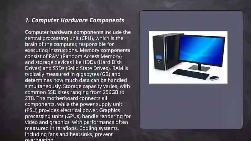 Computer hardware components 3