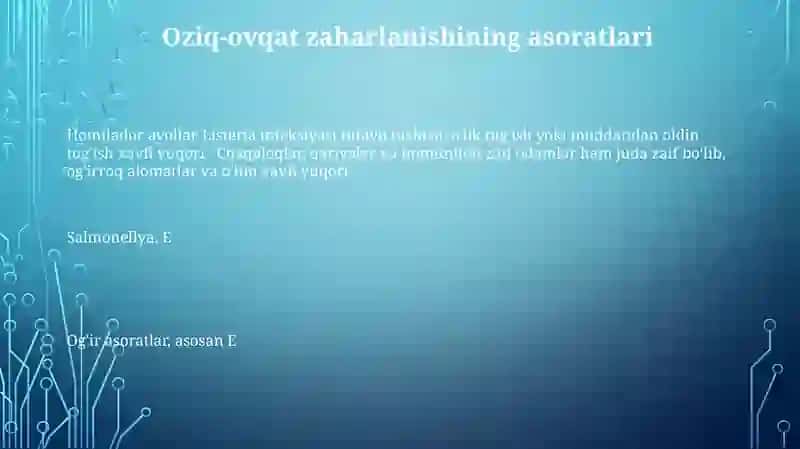 Alimentar zaharlanish 3