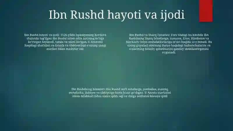 Ibn-Rushd Va Sharq Falsafasi 3