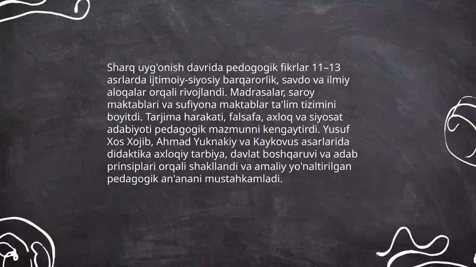 Pedogogik fikrlarning rivojlanishi 3